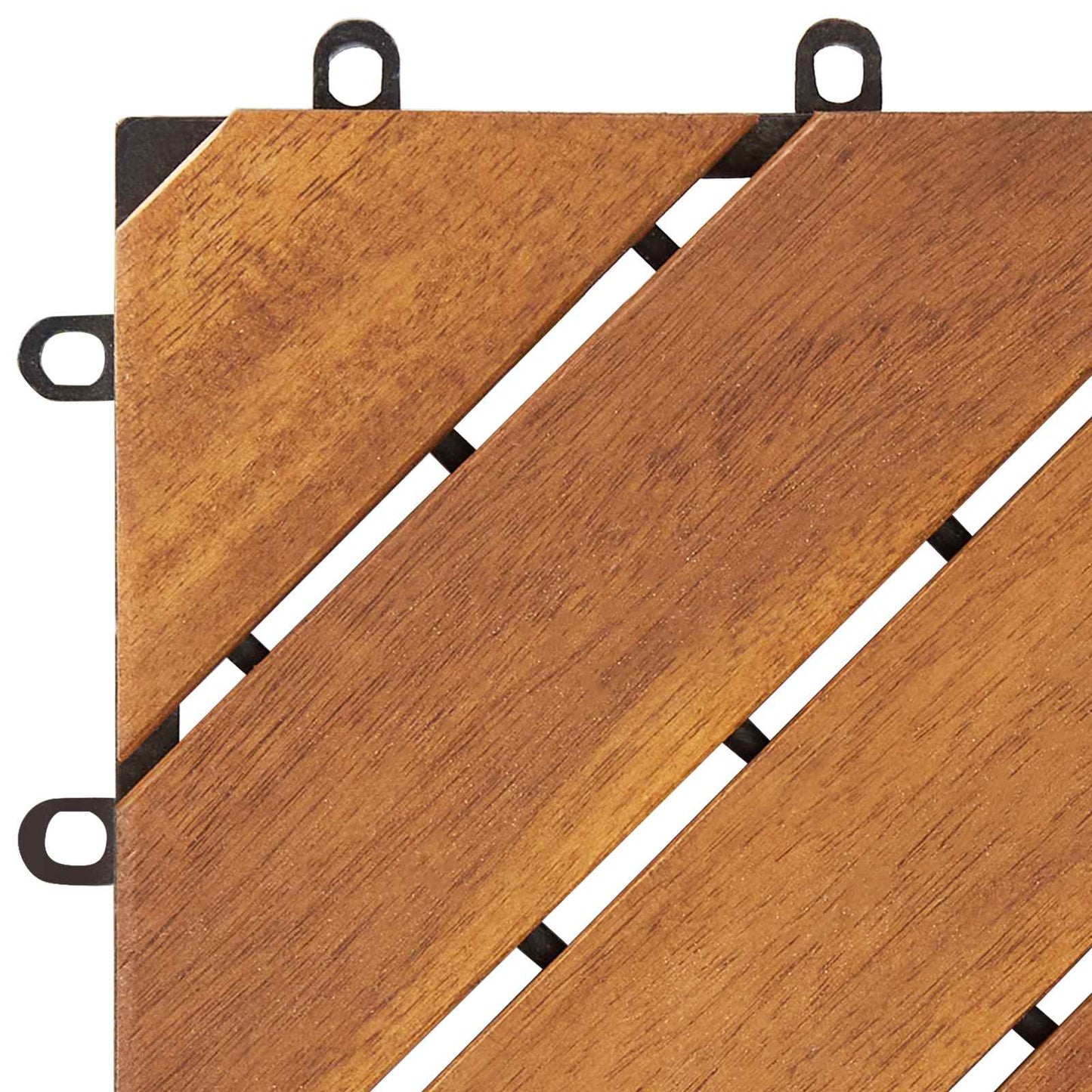 Terras Tegel 10 pcs Bruin 30 x 30 cm Acacia Hardhout is nu te koop bij PeponiXL, paradijselijk wonen!
