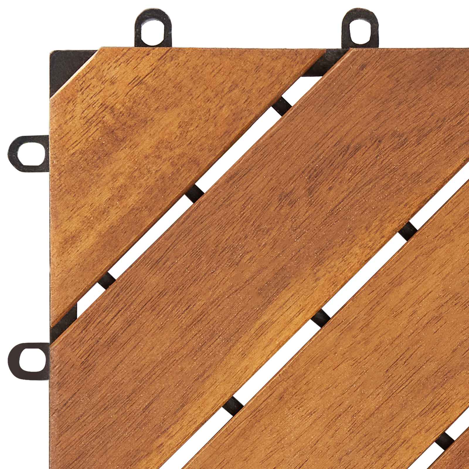 Terras Tegel 10 pcs Bruin 30 x 30 cm Acacia Hardhout is nu te koop bij PeponiXL, paradijselijk wonen!