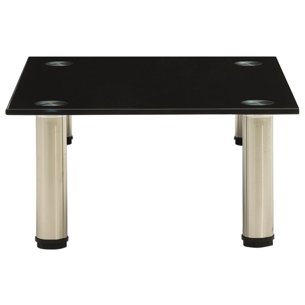 Tv-meubel 40x35x17 cm gehard glas zwart is nu te koop bij PeponiXL, paradijselijk wonen!