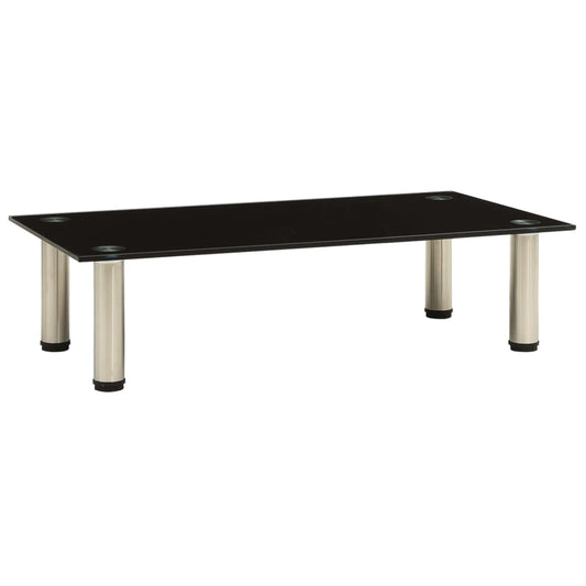 Tv-meubel 60x35x17 cm gehard glas zwart is nu te koop bij PeponiXL, paradijselijk wonen!