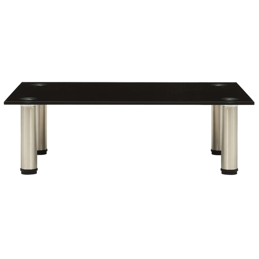 Tv-meubel 60x35x17 cm gehard glas zwart is nu te koop bij PeponiXL, paradijselijk wonen!