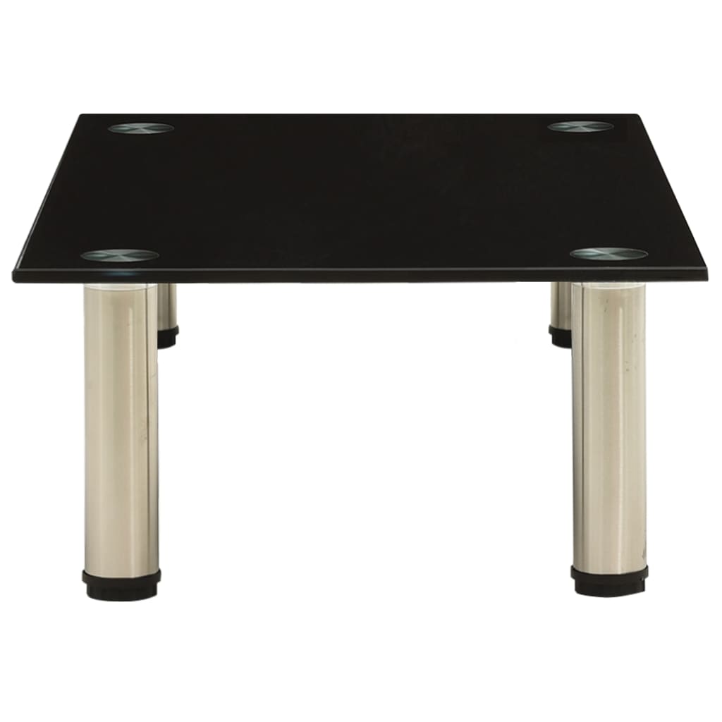 Tv-meubel 60x35x17 cm gehard glas zwart is nu te koop bij PeponiXL, paradijselijk wonen!