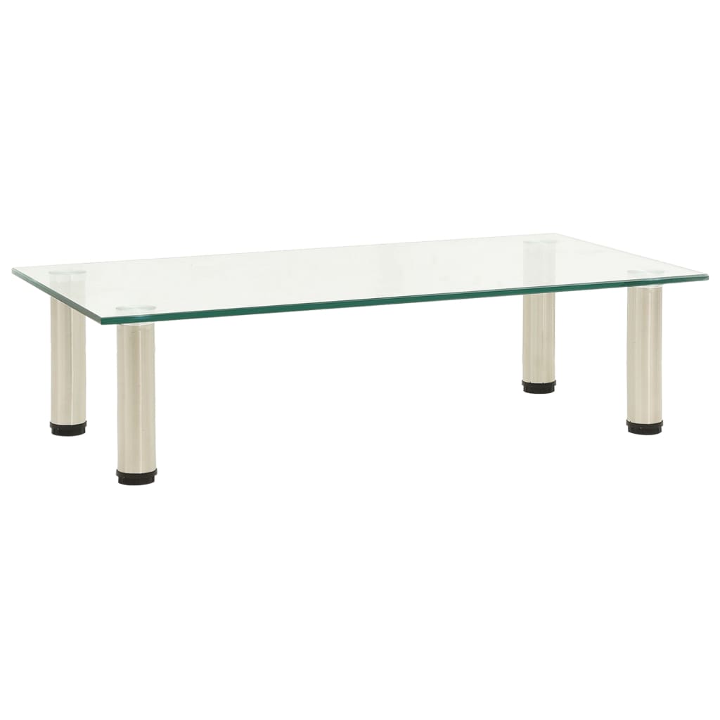Tv-meubel 60x35x17 cm gehard glas transparant is nu te koop bij PeponiXL, paradijselijk wonen!