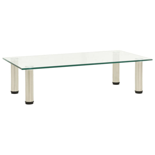 Tv-meubel 60x35x17 cm gehard glas transparant is nu te koop bij PeponiXL, paradijselijk wonen!
