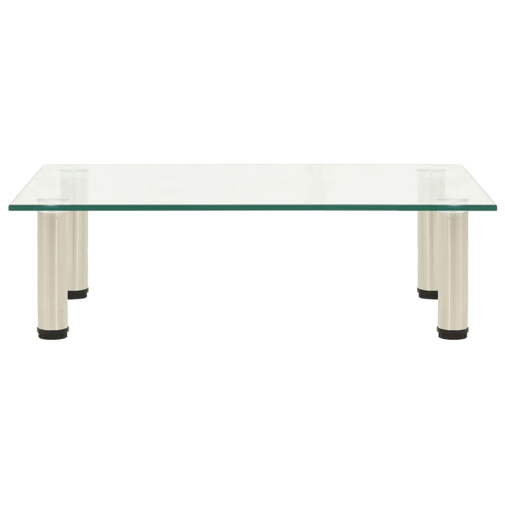 Tv-meubel 60x35x17 cm gehard glas transparant is nu te koop bij PeponiXL, paradijselijk wonen!