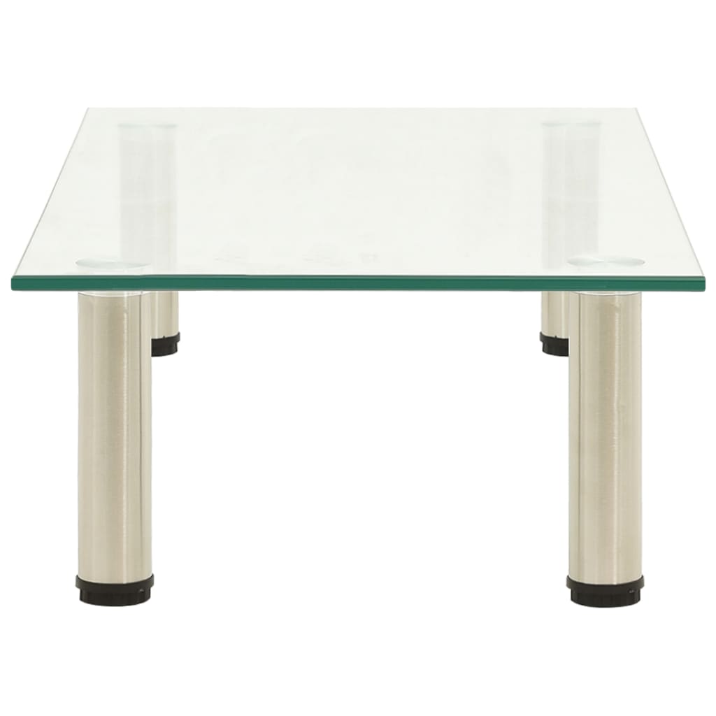 Tv-meubel 60x35x17 cm gehard glas transparant is nu te koop bij PeponiXL, paradijselijk wonen!