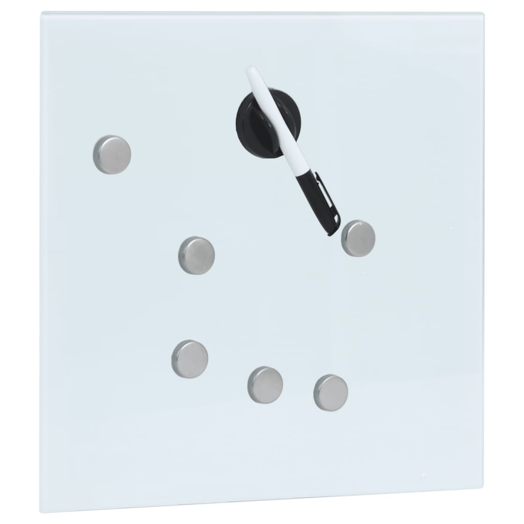 Sleutelkast met magneetbord 35x35x4 cm wit is nu te koop bij PeponiXL, paradijselijk wonen!