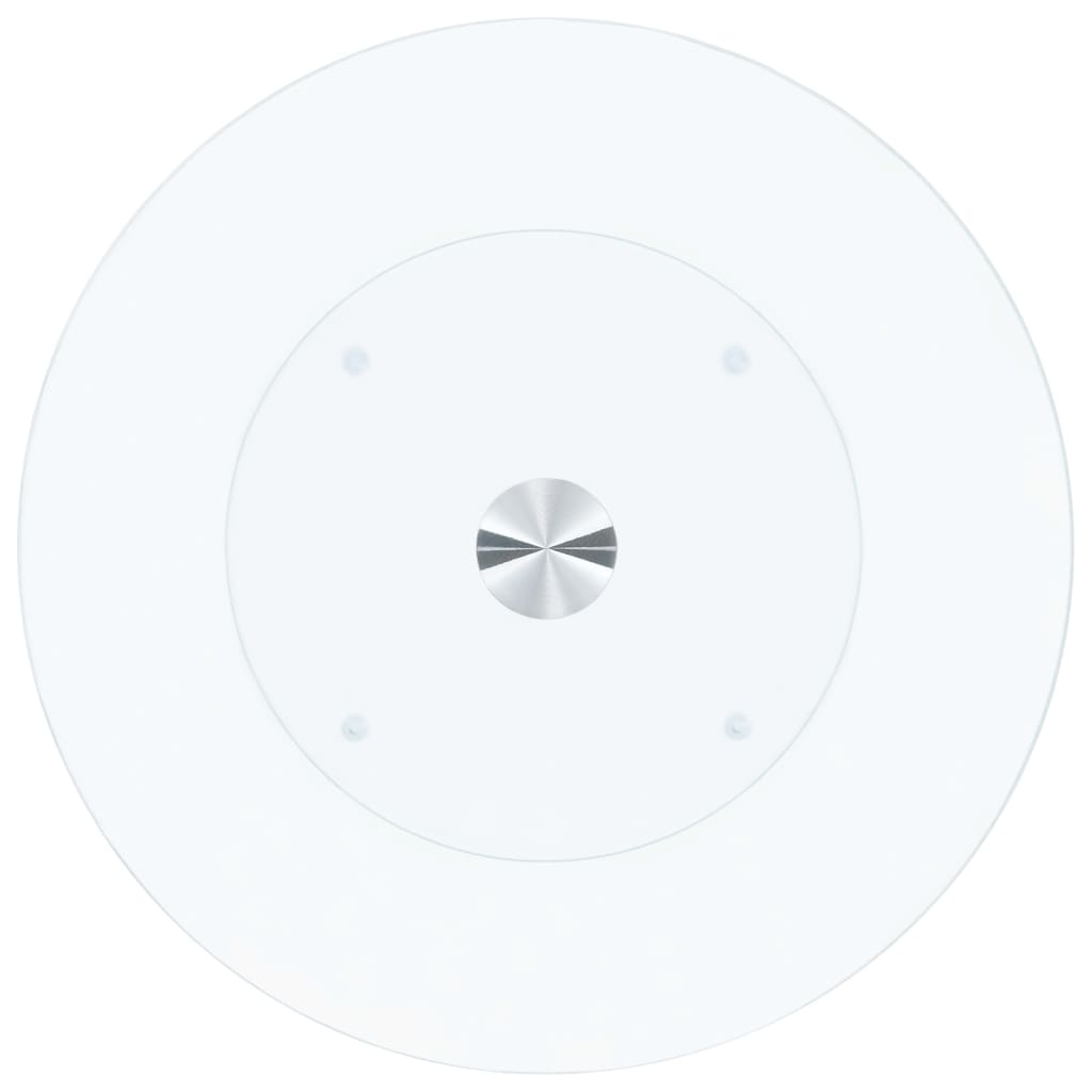 Salontafel 40 cm gehard glas transparant is nu te koop bij PeponiXL, paradijselijk wonen!