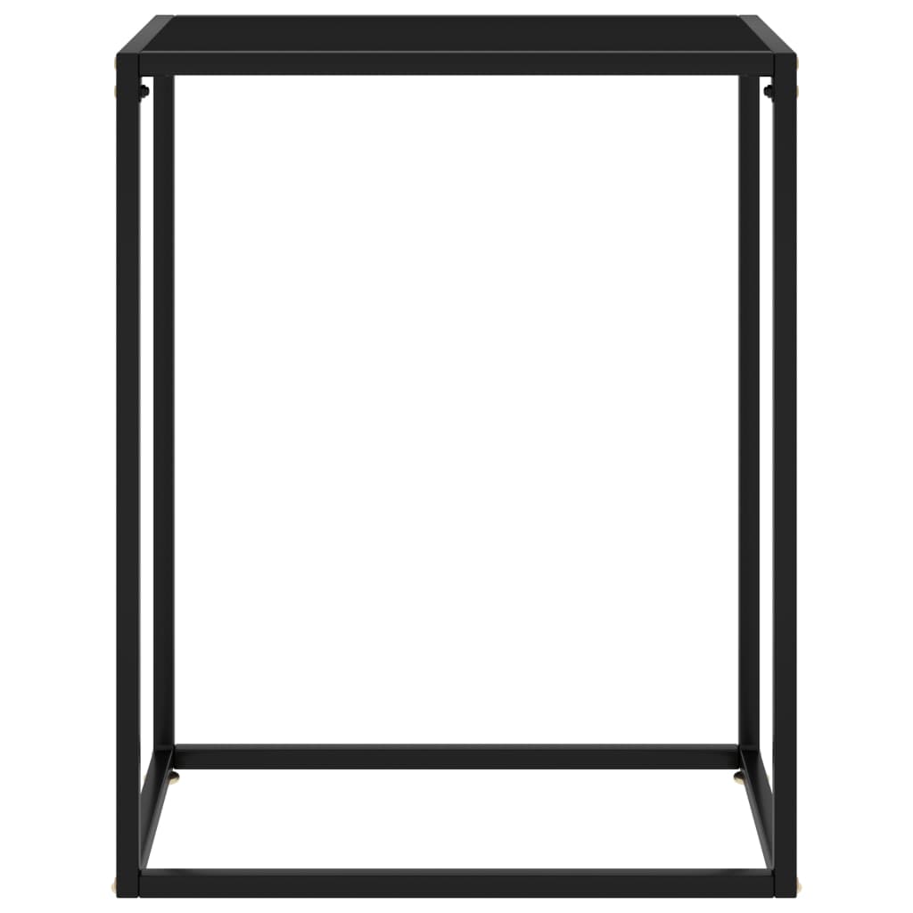 Wandtafel 60x35x75 cm gehard glas zwart is nu te koop bij PeponiXL, paradijselijk wonen!