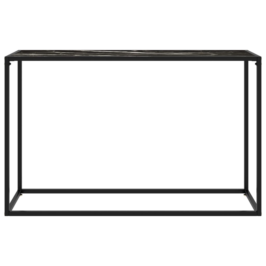 Wandtafel 120x35x75 cm gehard glas zwart is nu te koop bij PeponiXL, paradijselijk wonen!