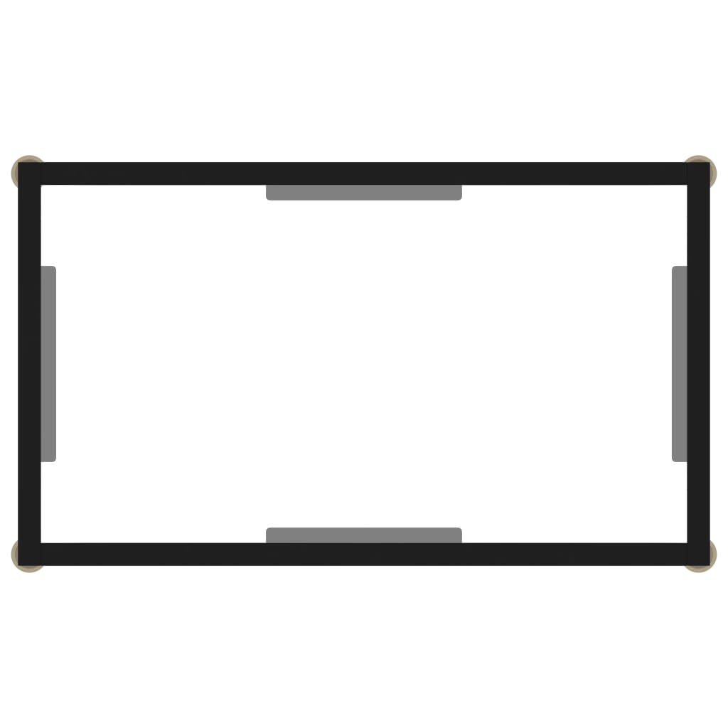Wandtafel 60x35x75 cm gehard glas transparant is nu te koop bij PeponiXL, paradijselijk wonen!