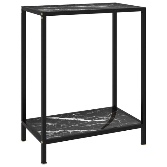 Wandtafel 60x35x75 cm gehard glas zwart is nu te koop bij PeponiXL, paradijselijk wonen!