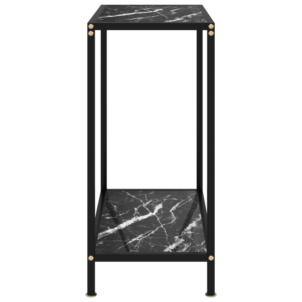 Wandtafel 60x35x75 cm gehard glas zwart is nu te koop bij PeponiXL, paradijselijk wonen!