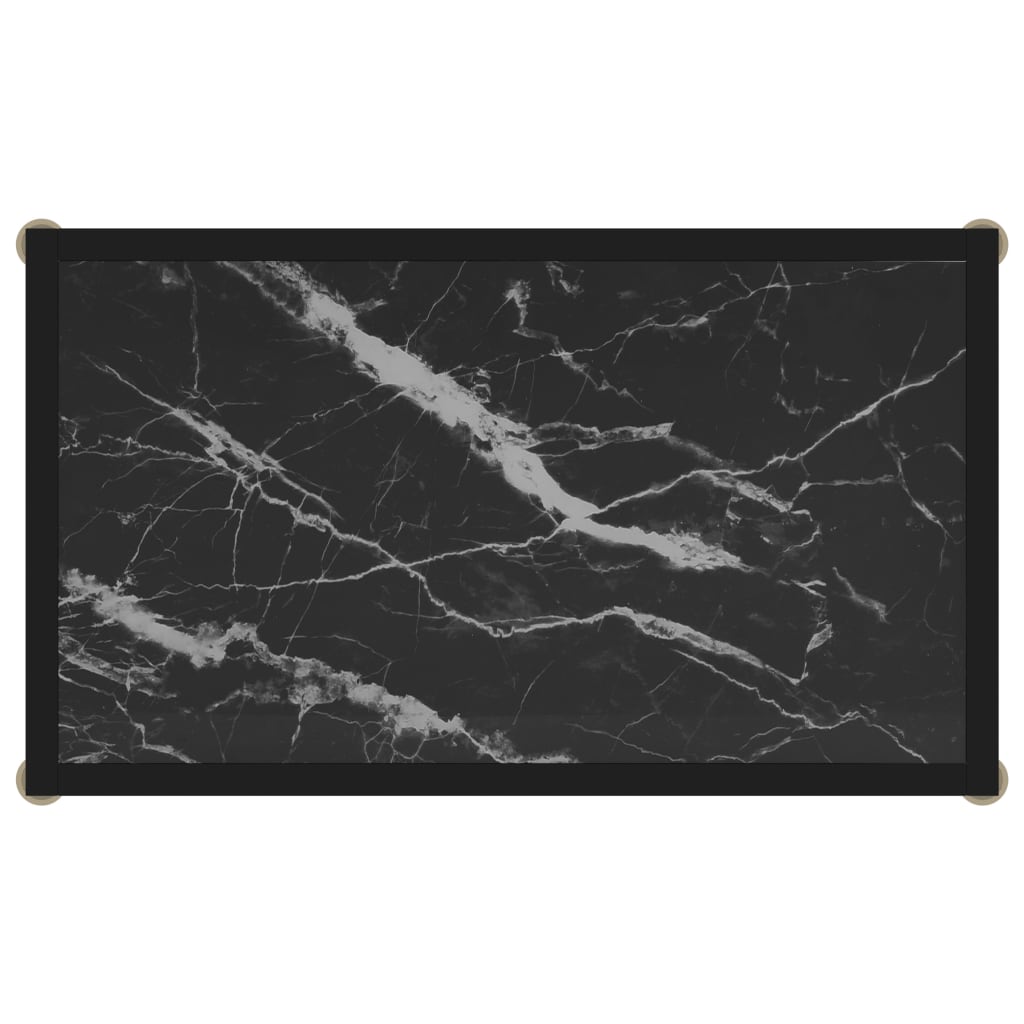 Wandtafel 60x35x75 cm gehard glas zwart is nu te koop bij PeponiXL, paradijselijk wonen!