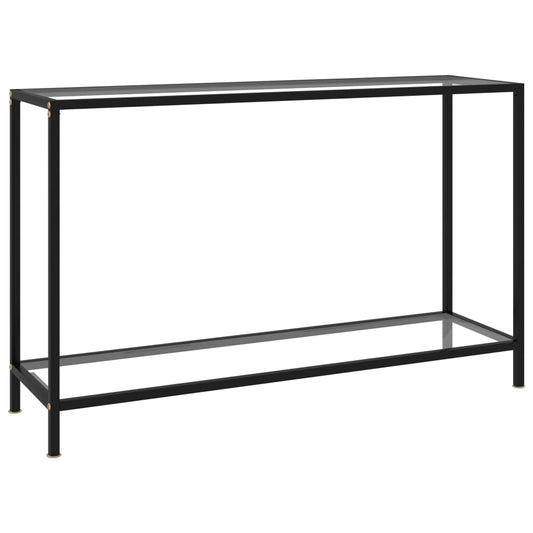 Wandtafel 120x35x75 cm gehard glas transparant is nu te koop bij PeponiXL, paradijselijk wonen!