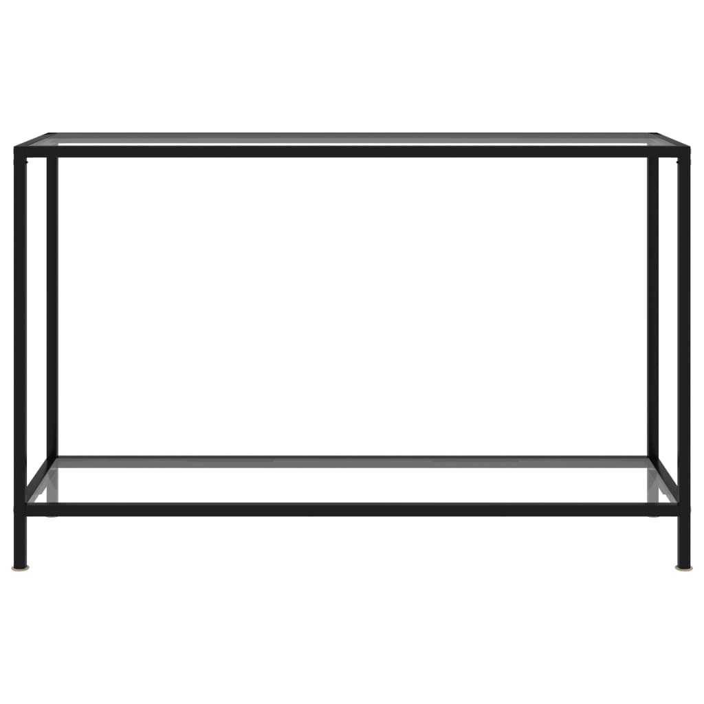 Wandtafel 120x35x75 cm gehard glas transparant is nu te koop bij PeponiXL, paradijselijk wonen!