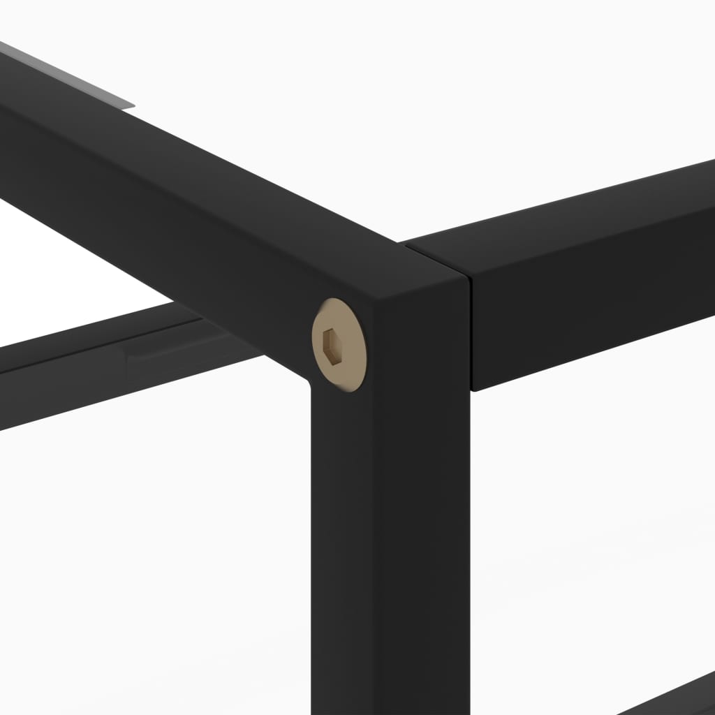 Wandtafel 50x40x40 cm gehard glas transparant is nu te koop bij PeponiXL, paradijselijk wonen!