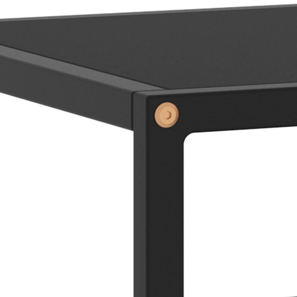 Tv-meubel met zwart glas 100x40x40 cm zwart is nu te koop bij PeponiXL, paradijselijk wonen!