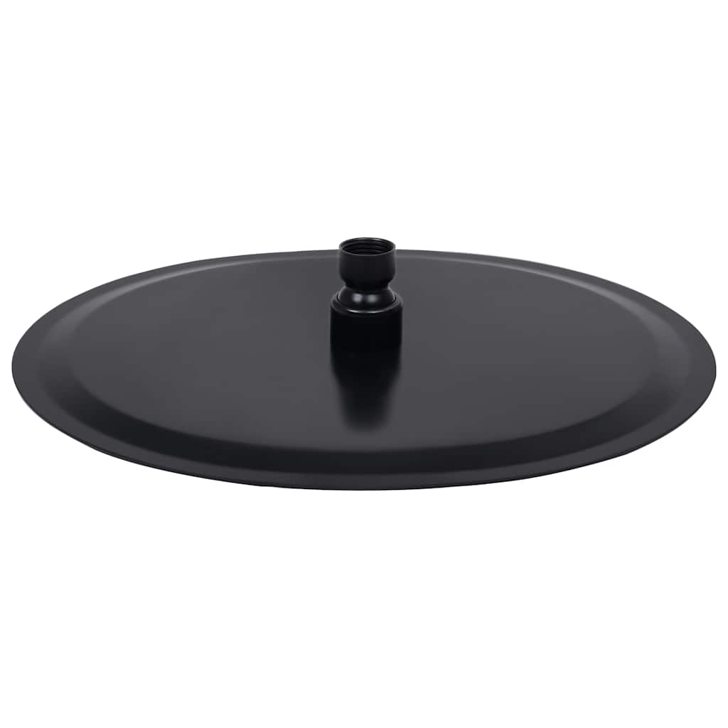 Regendouchekop rond 30 cm roestvrij staal zwart is nu te koop bij PeponiXL, paradijselijk wonen!