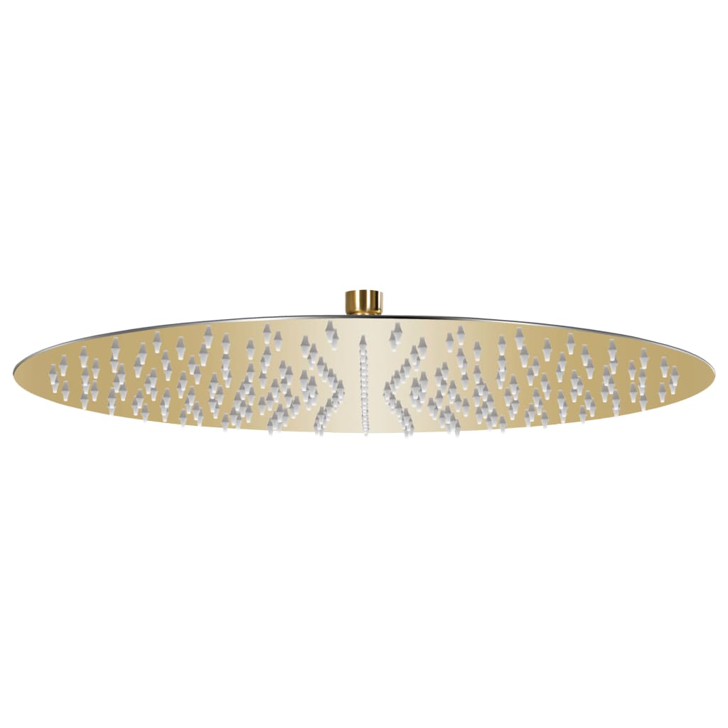 Regendouchekop rond 40 cm roestvrij staal goudkleurig is nu te koop bij PeponiXL, paradijselijk wonen!