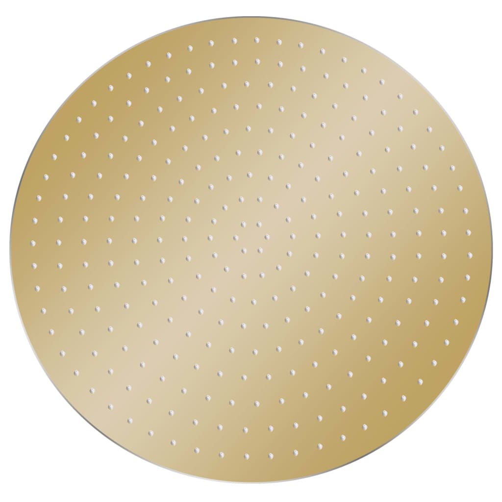 Regendouchekop rond 40 cm roestvrij staal goudkleurig is nu te koop bij PeponiXL, paradijselijk wonen!