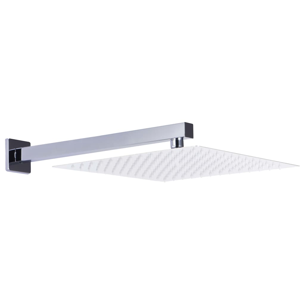 Douchearm vierkant 40 cm roestvrij staal 201 zilverkleurig is nu te koop bij PeponiXL, paradijselijk wonen!