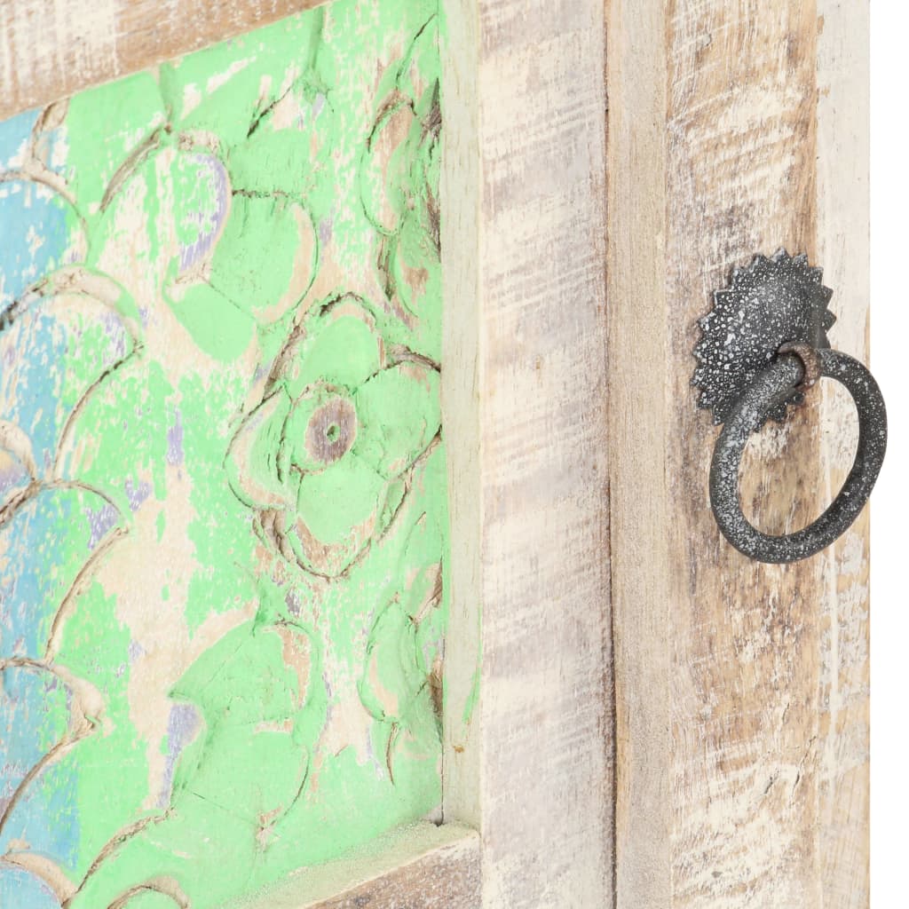 Nachtkastje 40x30x50 cm ruw acaciahout is nu te koop bij PeponiXL, paradijselijk wonen!