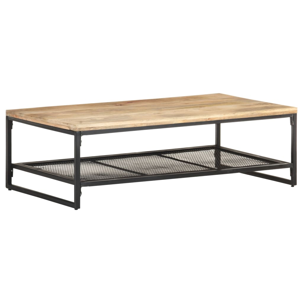 Salontafel 110x60x35 cm massief mangohout is nu te koop bij PeponiXL, paradijselijk wonen!