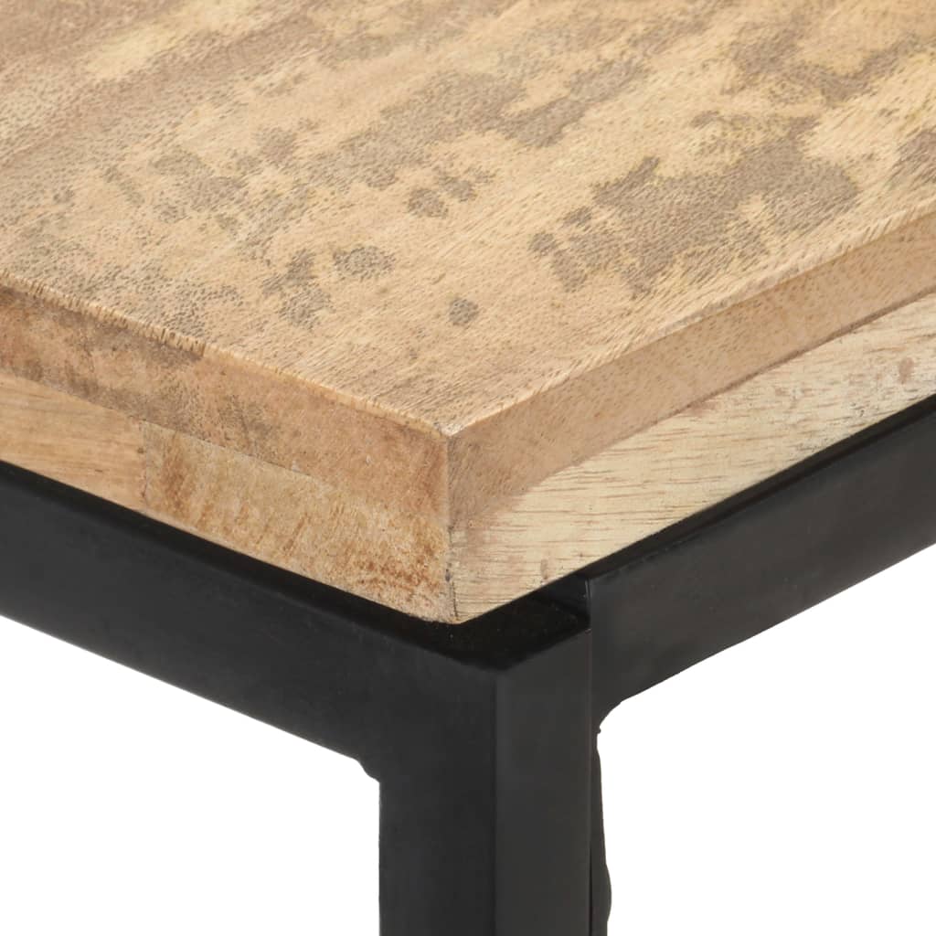Wandtafel 110x35x75 cm massief mangohout is nu te koop bij PeponiXL, paradijselijk wonen!