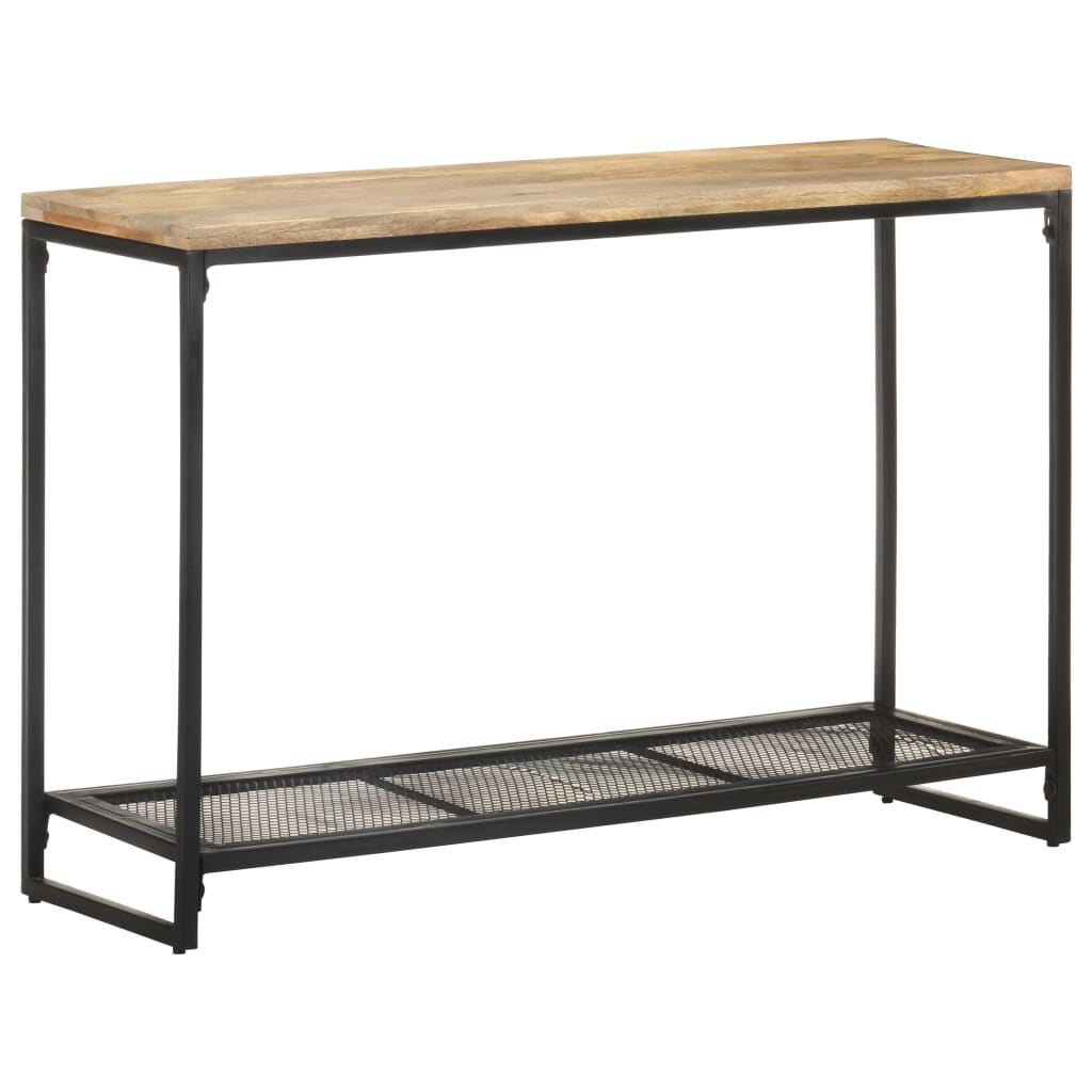 Wandtafel 110x35x75 cm massief mangohout is nu te koop bij PeponiXL, paradijselijk wonen!