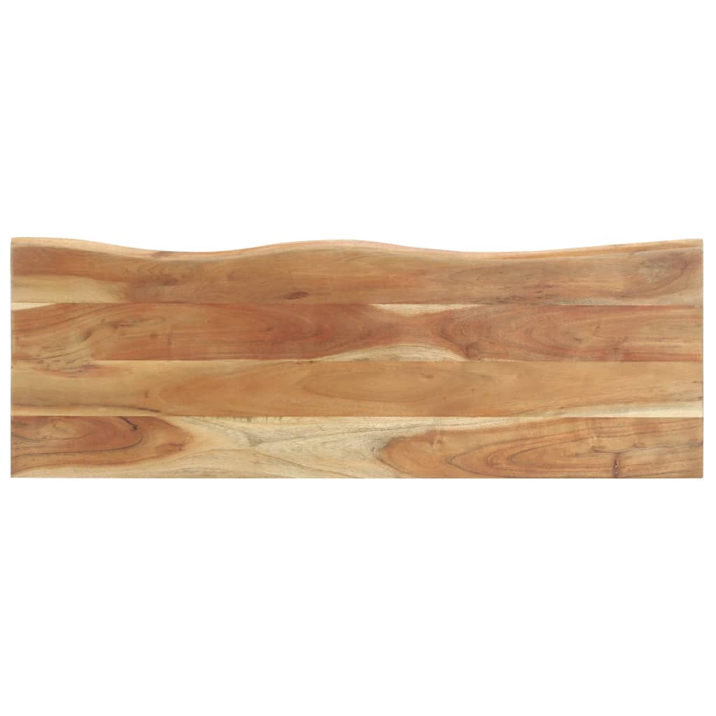 Kapstok met schap 100x35x22 cm massief acaciahout is nu te koop bij PeponiXL, paradijselijk wonen!