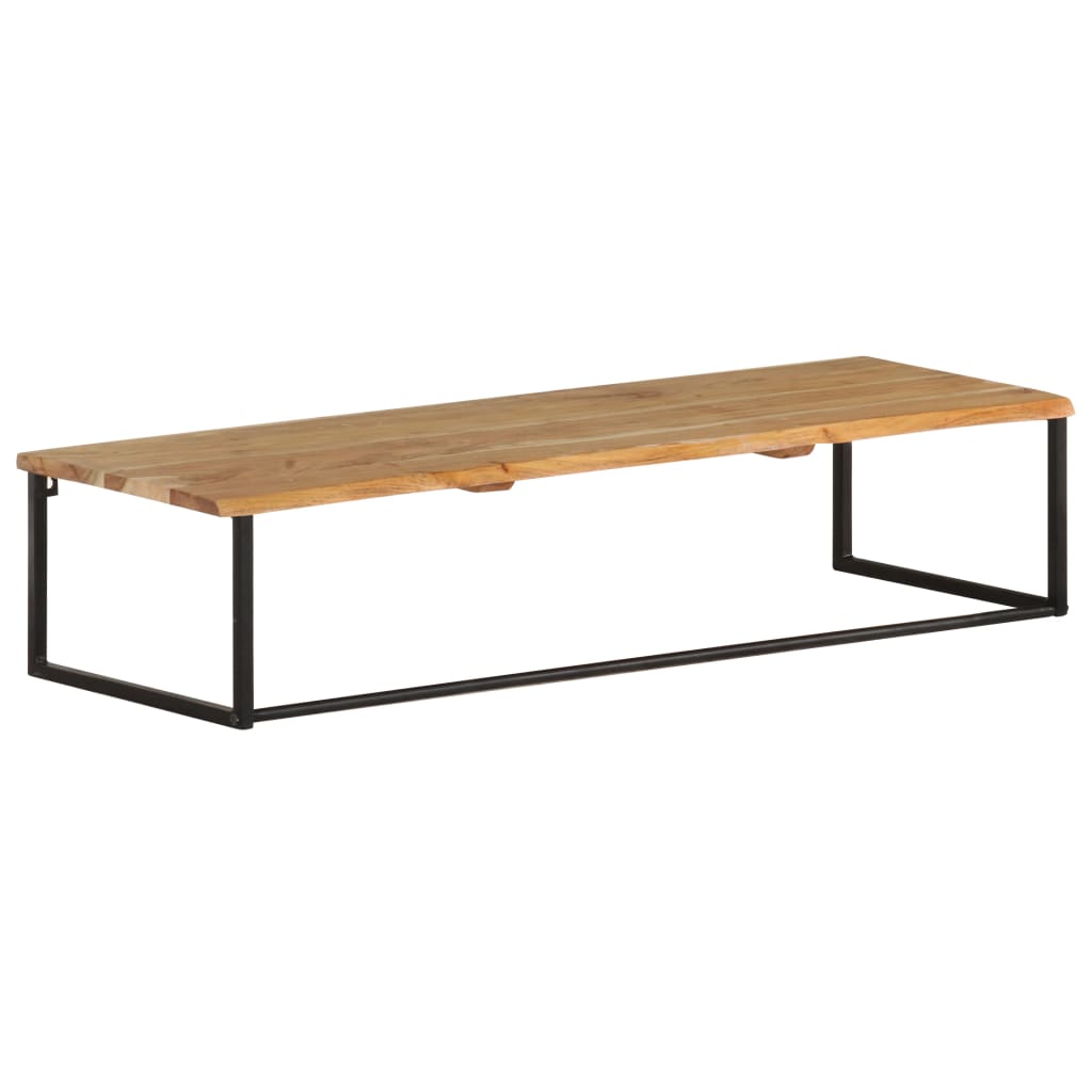 Kapstok met schap 100x35x22 cm massief acaciahout is nu te koop bij PeponiXL, paradijselijk wonen!