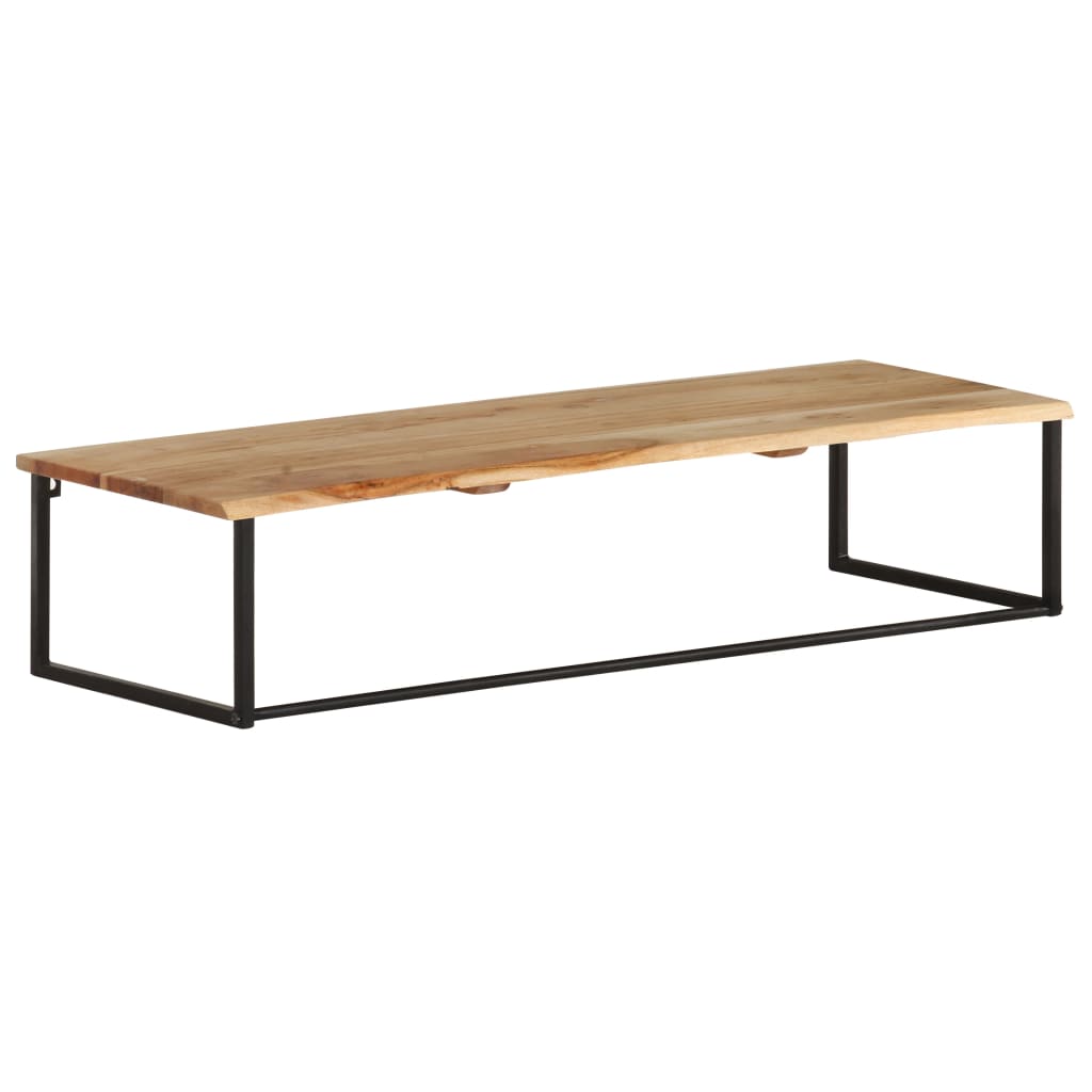 Kapstok met schap 100x35x22 cm massief acaciahout is nu te koop bij PeponiXL, paradijselijk wonen!