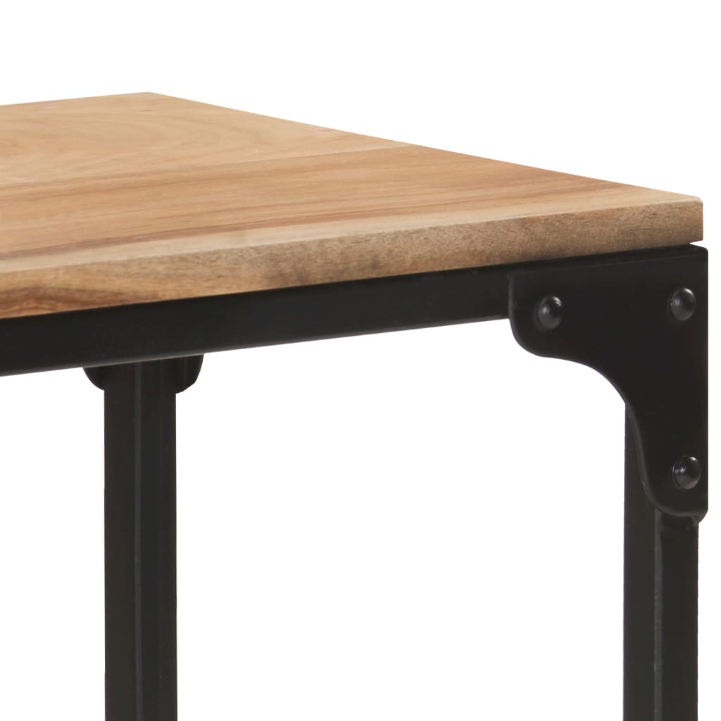 Wandtafel 110x30x75 cm massief acaciahout is nu te koop bij PeponiXL, paradijselijk wonen!