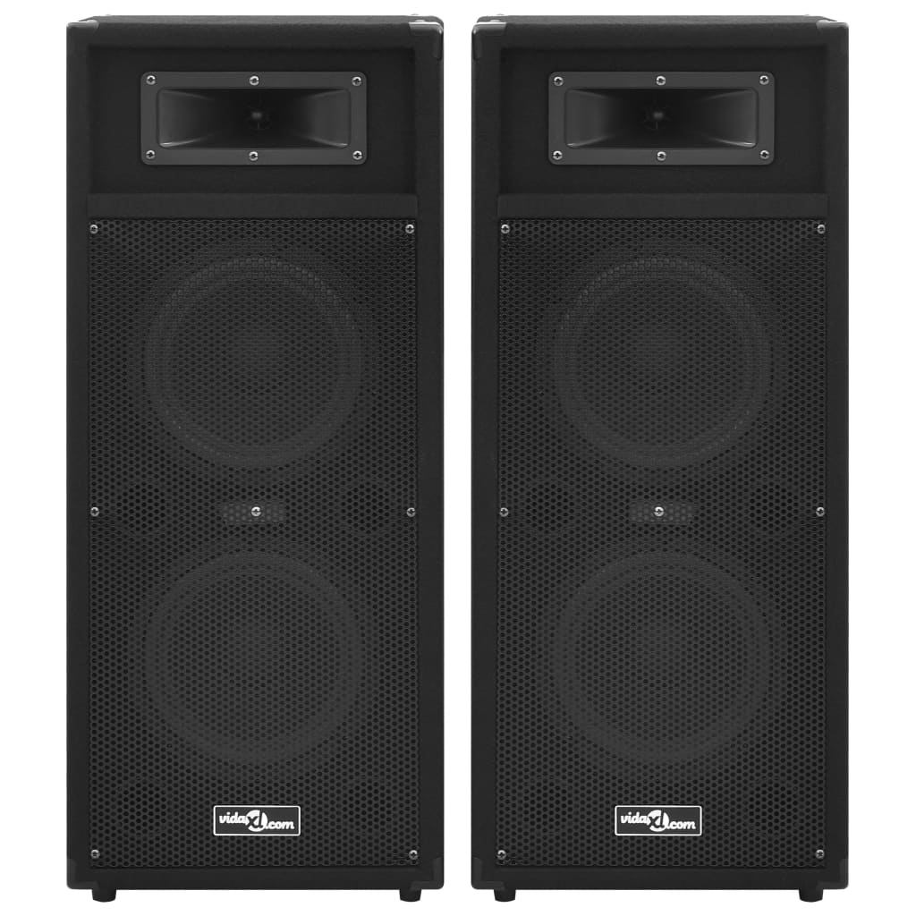Hifi-podiumluidsprekers 2 st passief professioneel 1000 W zwart is nu te koop bij PeponiXL, paradijselijk wonen!