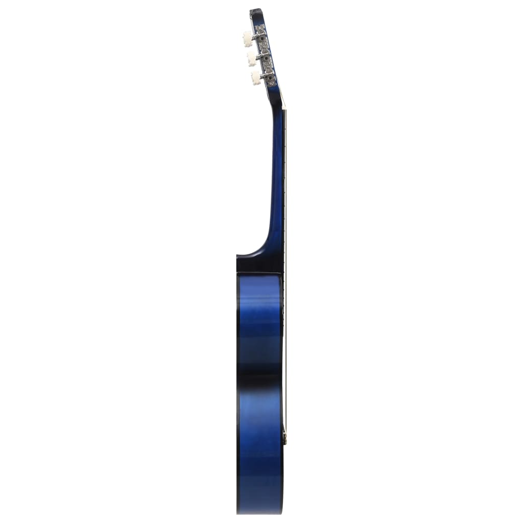 Gitaar klassiek beginner met tas 3/4 36" blauw is nu te koop bij PeponiXL, paradijselijk wonen!