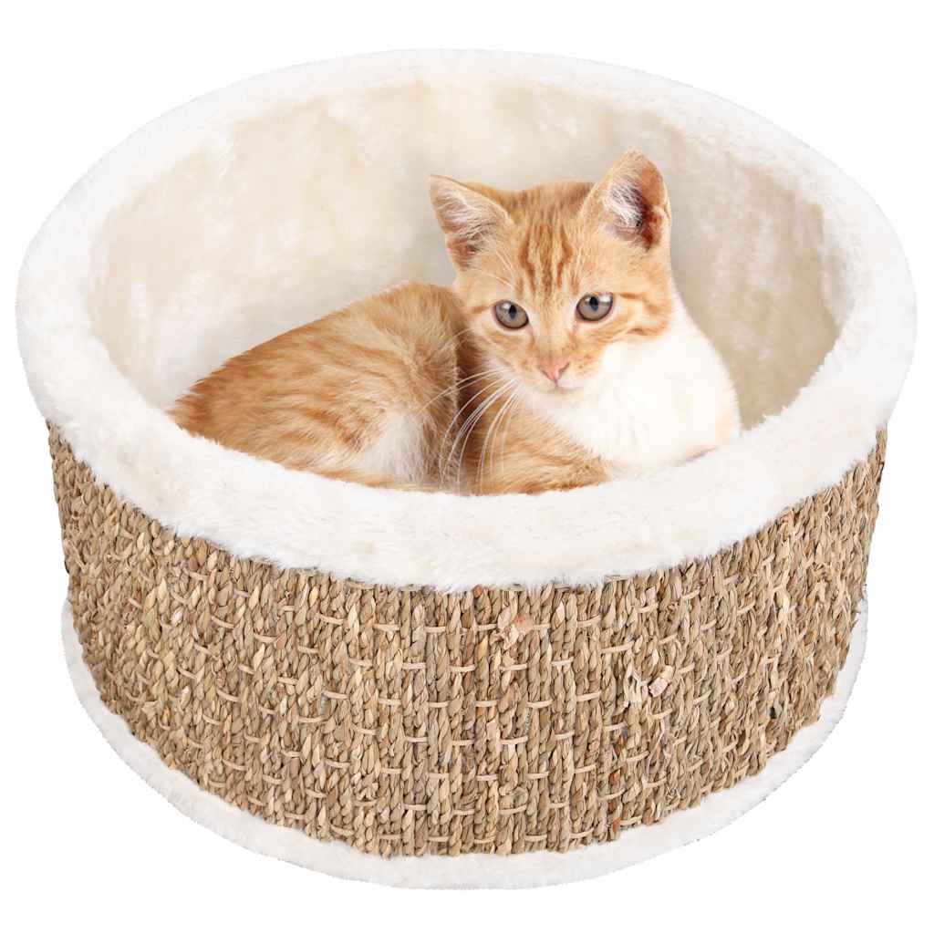 Kattenmand rond 36 cm zeegras is nu te koop bij PeponiXL, paradijselijk wonen!