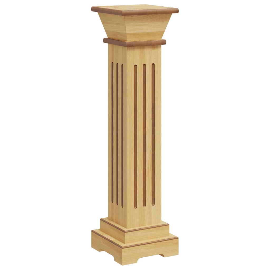 Plantenstandaard klassieke zuil vierkant 17x17x66 cm MDF hout is nu te koop bij PeponiXL, paradijselijk wonen!