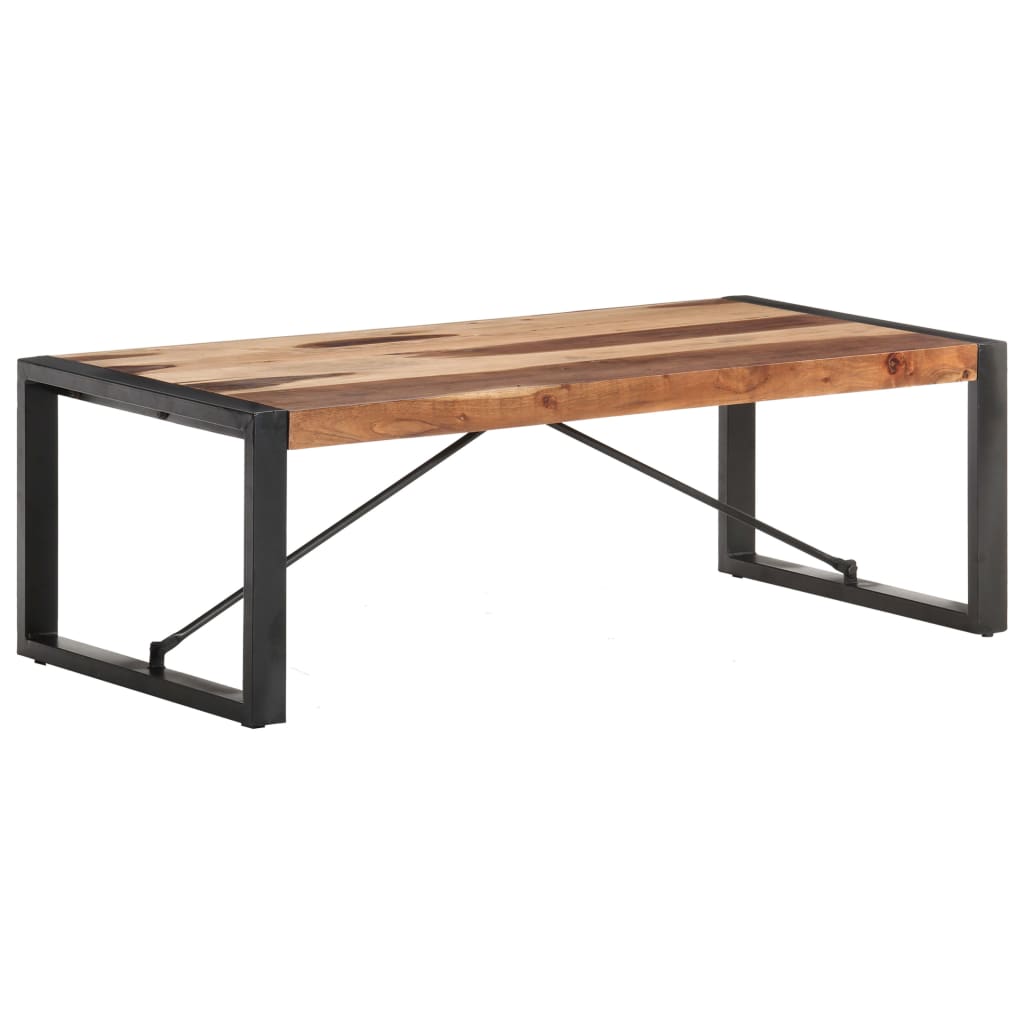 Salontafel 120x60x40 cm massief hout is nu te koop bij PeponiXL, paradijselijk wonen!