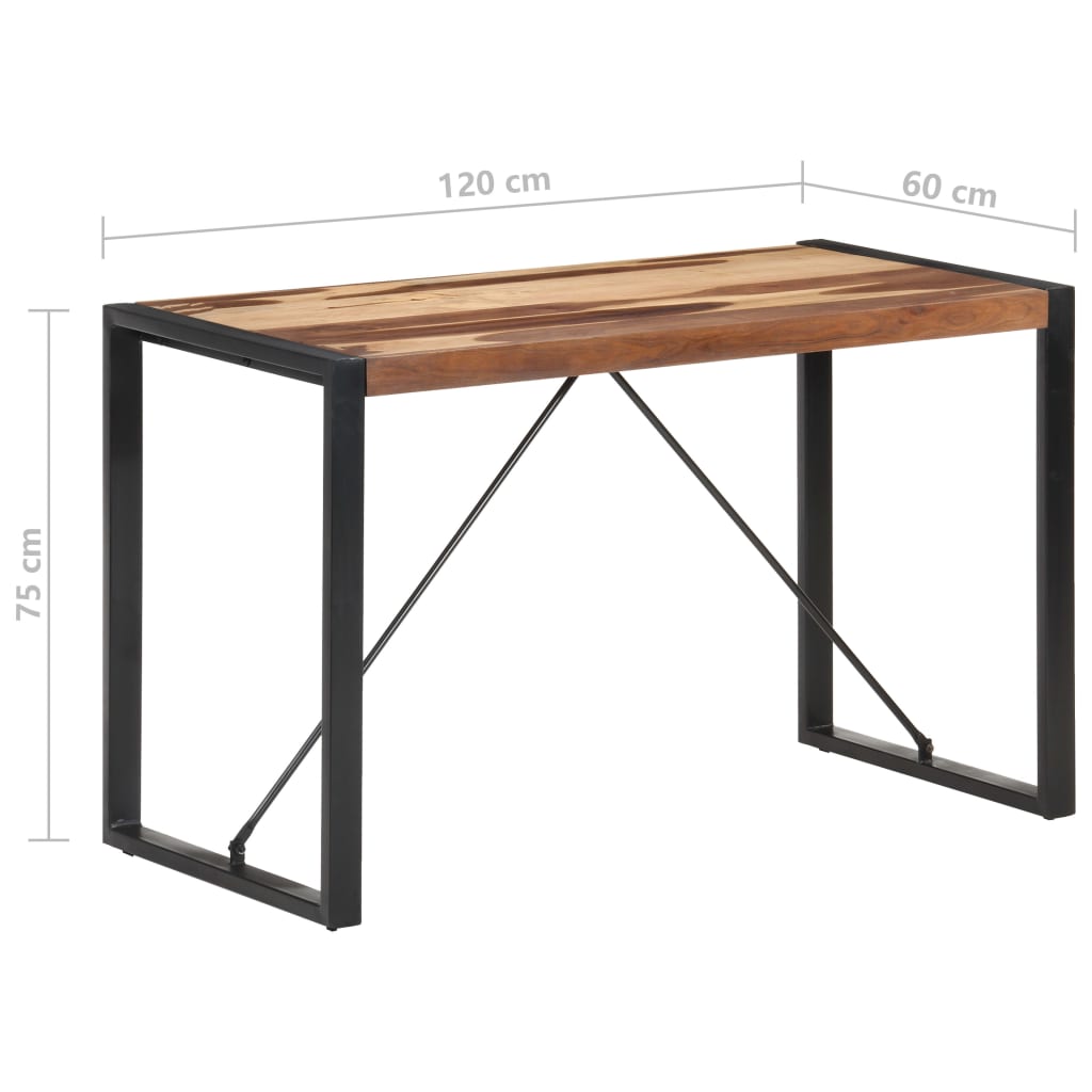 Eettafel 120x60x75 cm massief hout is nu te koop bij PeponiXL, paradijselijk wonen!