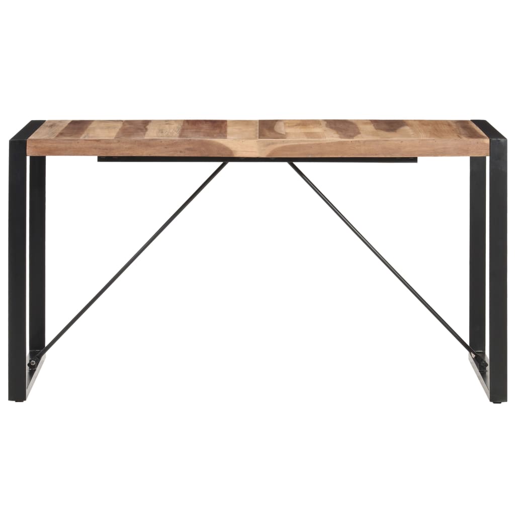 Eettafel 140x70x75 cm massief hout is nu te koop bij PeponiXL, paradijselijk wonen!