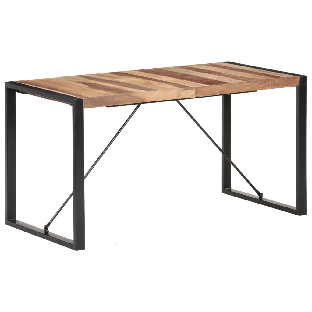 Eettafel 140x70x75 cm massief hout is nu te koop bij PeponiXL, paradijselijk wonen!