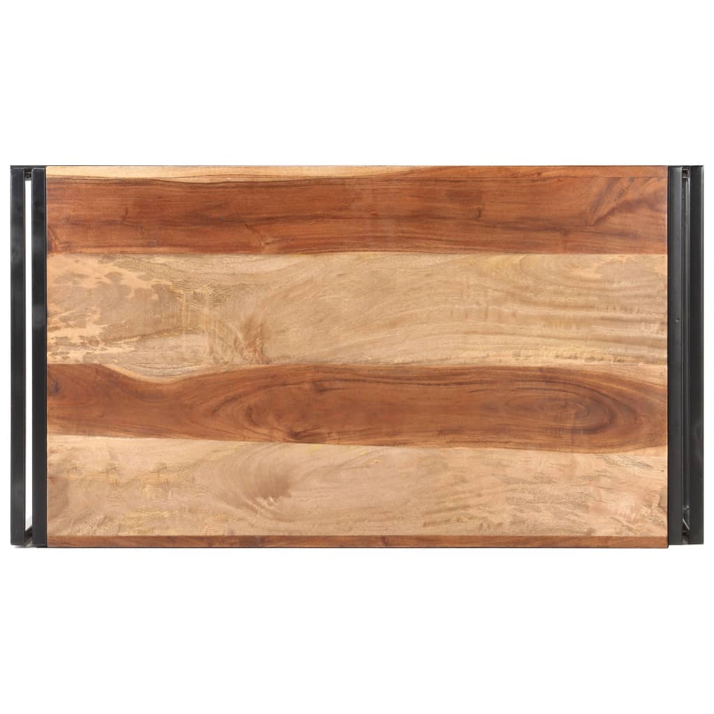 Salontafel 100x55x45 cm massief acaciahout is nu te koop bij PeponiXL, paradijselijk wonen!