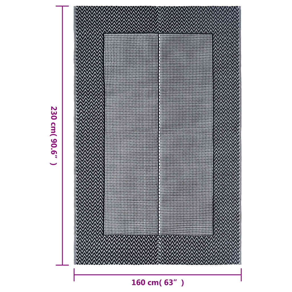 Buitenkleed ARAKIL 160x230 cm PP grijs is nu te koop bij PeponiXL, paradijselijk wonen!