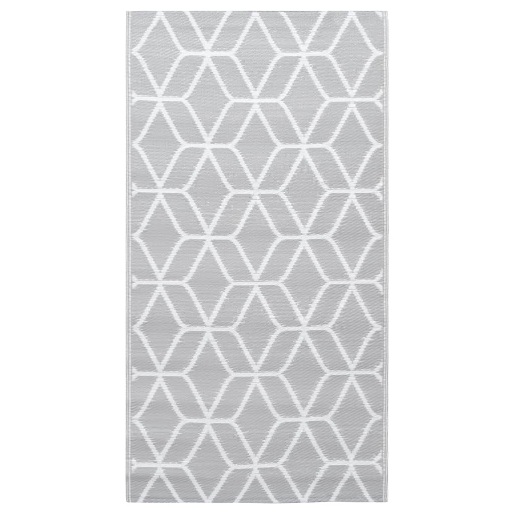 Buitenkleed ARAKIL 160x230 cm PP grijs is nu te koop bij PeponiXL, paradijselijk wonen!