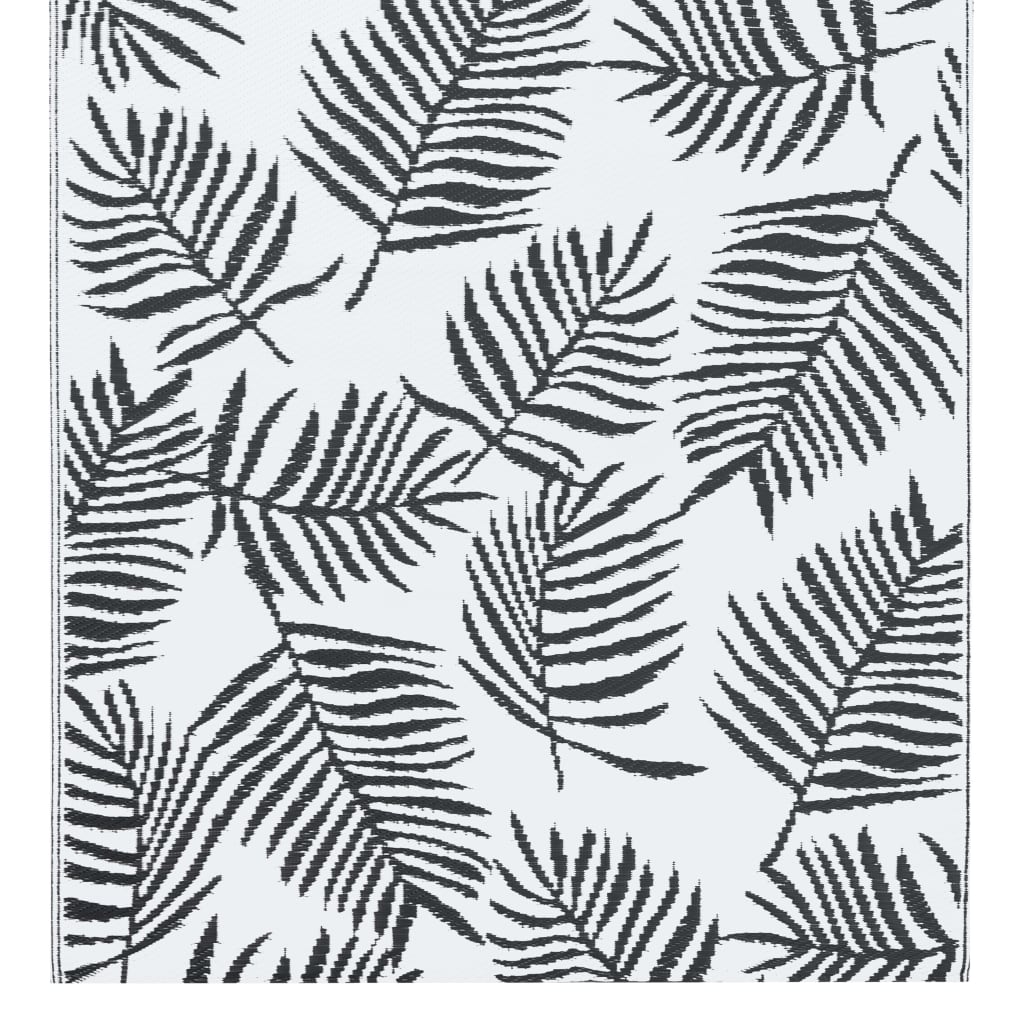 Buitenkleed ARAKIL 120x180 cm PP wit en zwart is nu te koop bij PeponiXL, paradijselijk wonen!