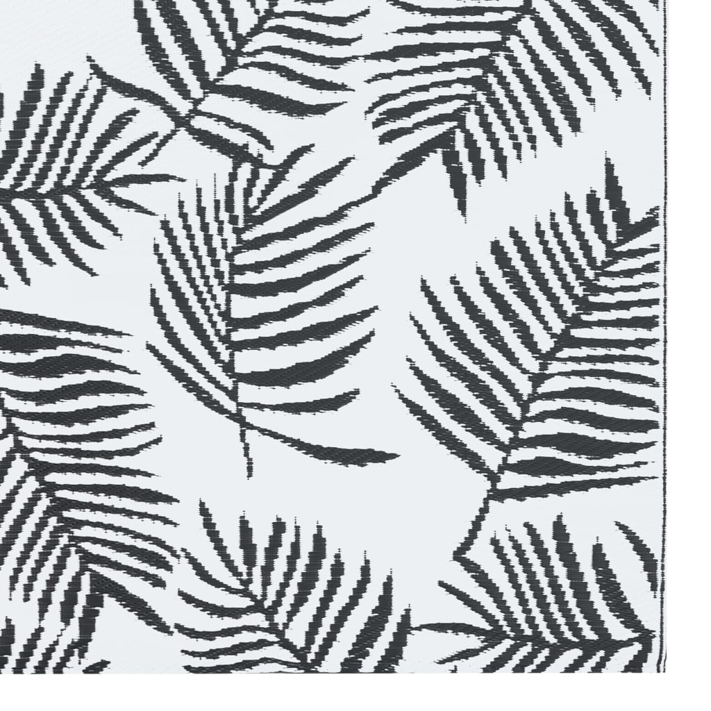 Buitenkleed ARAKIL 160x230 cm PP wit en zwart is nu te koop bij PeponiXL, paradijselijk wonen!