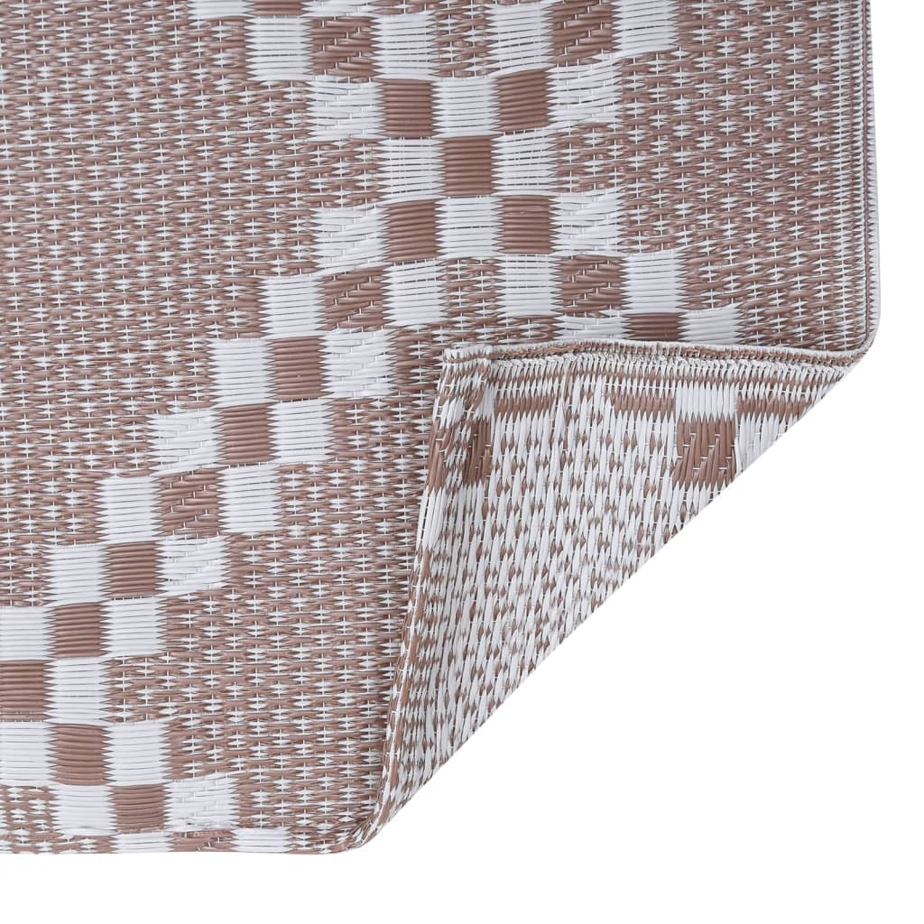 Buitenkleed ARAKIL 190x290 cm PP bruin is nu te koop bij PeponiXL, paradijselijk wonen!