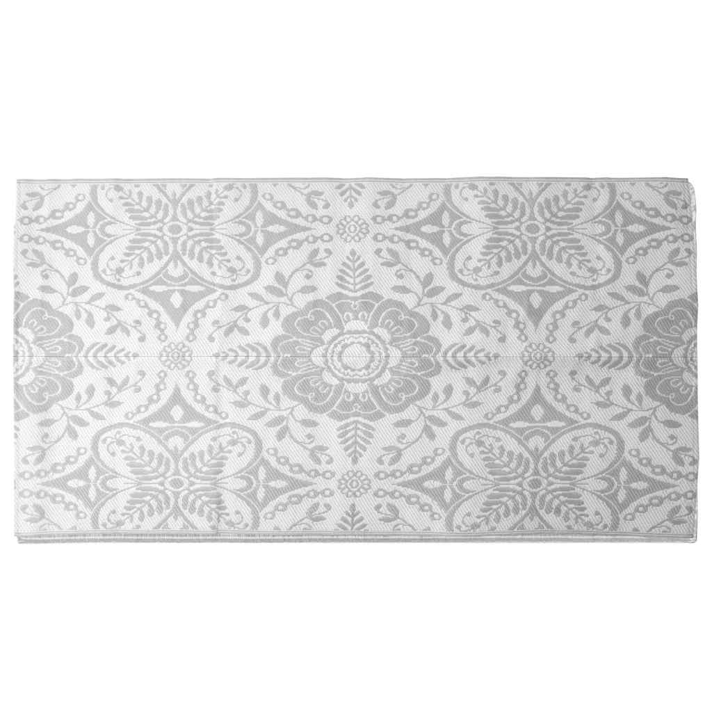 Buitenkleed ARAKIL 160x230 cm PP lichtgrijs is nu te koop bij PeponiXL, paradijselijk wonen!