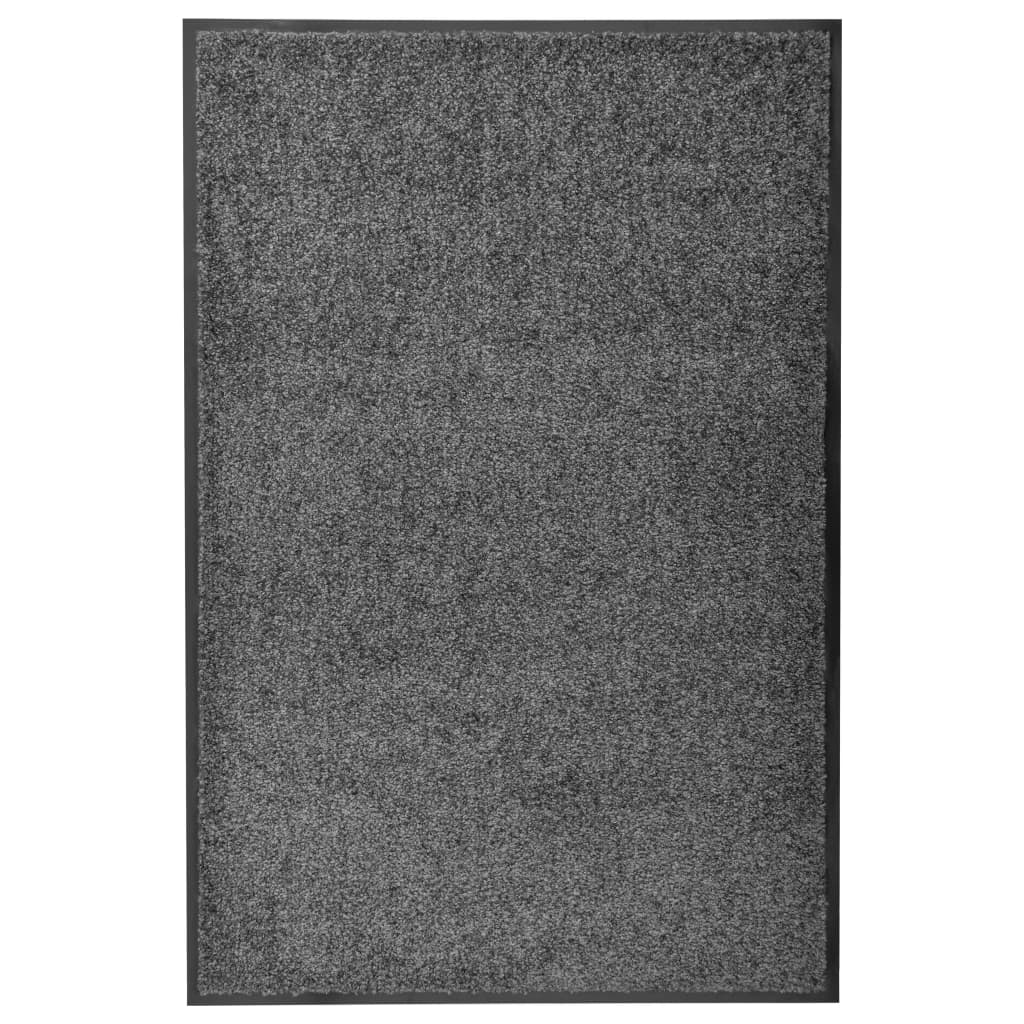 Deurmat wasbaar 60x90 cm antraciet is nu te koop bij PeponiXL, paradijselijk wonen!